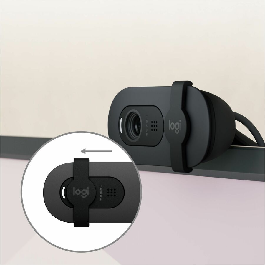 Logitech BRIO 100 Webcam - 2 Megapixel - 30 fps - Graphite - USB Type A Logitech BRIO 100 Webcam - 2 Megapixel - 30 fps - Graphite - USB Type A